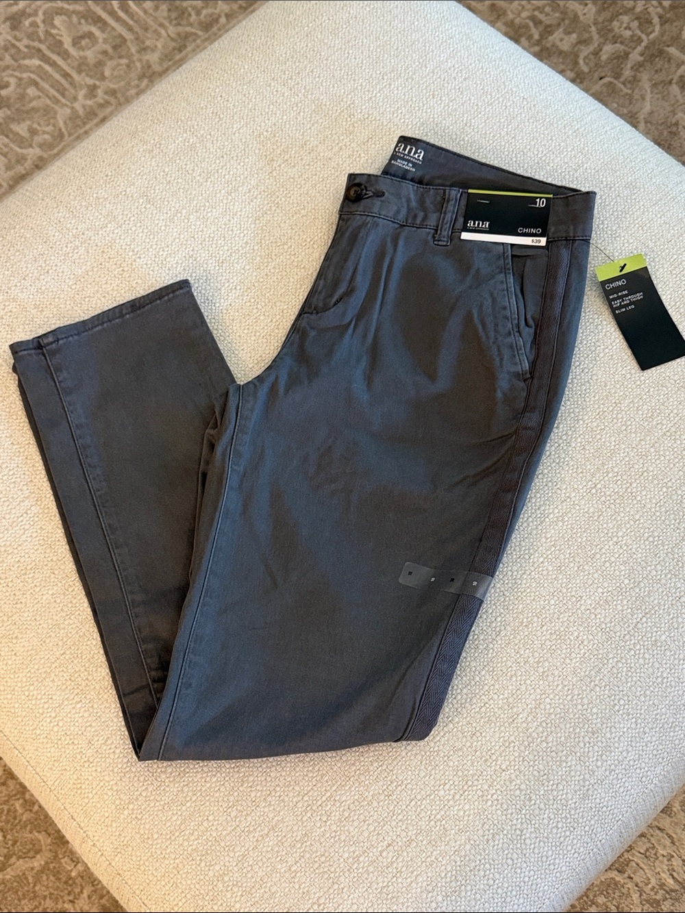 a.n.a Women’s Chino Pants in Charcoal Gray